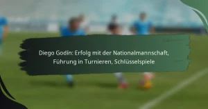 Diego Godín: Erfolg mit der Nationalmannschaft, Führung in Turnieren, Schlüsselspiele