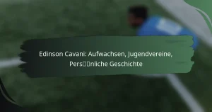 Edinson Cavani: Aufwachsen, Jugendvereine, Persönliche Geschichte