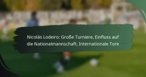 Nicolás Lodeiro: Große Turniere, Einfluss auf die Nationalmannschaft, Internationale Tore